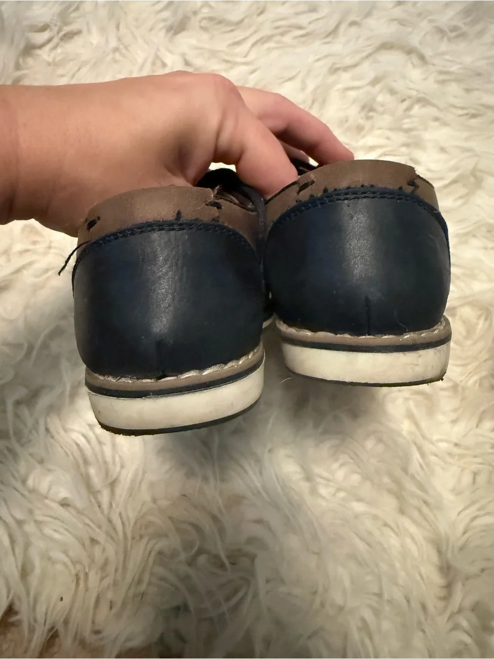 Kids Brown Casual Lace-Up Shoes